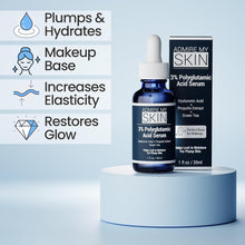Load image into Gallery viewer, Admire My Skin Organic Polyglutamic Acid Facial Serum - Powerful Hydration &amp; Anti Aging + Hyaluronic Acid + Propolis 1oz