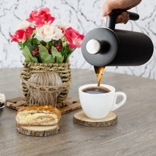 Load image into Gallery viewer, Mixpresso Stainless Steel French Press Coffee Maker 27 Oz 800 ml, Double Wall Insulated French Press Stainless Steel &amp; Tea Brewer Easy Clean &amp; Easy Press Strong Quality Metal Coffee Press.