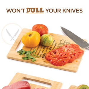 Housewarming Gifts for New Home - Bamboo Cutting Board with Engraved Message - New Home Essentials for Homeowners, Couples, Friends, or Family - Decorative Kitchen Gift Board, 12" x 8"