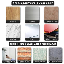 Load image into Gallery viewer, Paper Towel Holder - Self-Adhesive or Drilling, Matte Black, Upgraded Aluminum Kitchen Roll Dispenser Under Cabinet, Lighter but Stronger Than Stainless Steel!