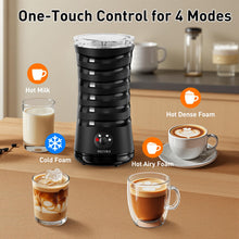 Load image into Gallery viewer, Secura Electric Milk Frother, Automatic Milk Steamer, 4-IN-1 Hot &amp; Cold Foam Maker-8.4oz/240ml Milk Warmer for Latte, Cappuccinos, Macchiato with Silicone Spatula, Silent Operation &amp; Shut-off