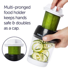 Load image into Gallery viewer, Mandoline Slicer Spiralizer &amp; Vegetable Slicer, Zucchini Noodle Maker, Onion &amp; Food Chopper, Veggie Spiral Cutter &amp; Grater (4 in 1)