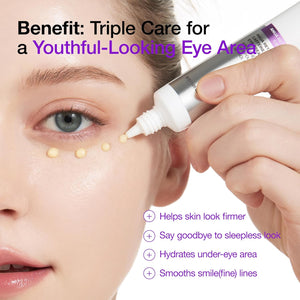 Anua Retinol 0.1 Caffeine Revitalizing Eye Cream, Under Eye Cream For Hydration, Glow Up Eye Contour, Niacinamide, Retinol For Face, Night Cream For Eye Care, Korean Skin Care (30g/1.05oz)