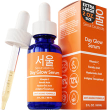 Load image into Gallery viewer, SeoulCeuticals Korean Skin Care 20% Vitamin C Hyaluronic Acid Serum + CE Ferulic Acid - Potent Anti Aging, Anti Wrinkle Korean Beauty 1oz