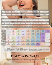 Load image into Gallery viewer, Wireless Jelly Bras for Women Push Up Seamless Breathable Full Coverage No Underwire Plus Size Older T-Shirt Bralette