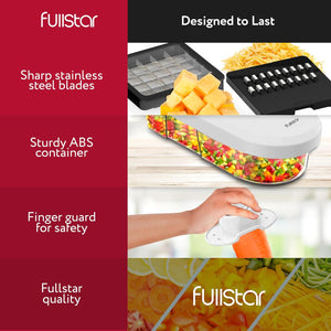 fullstar Bundle: Compact Chopper and 50pc Food Containers