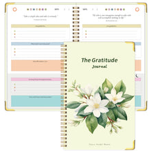 Load image into Gallery viewer, The Gratitude Journal for Women &amp; Men, Hardcover Spiral 5 Minute Daily Gratitude Journal for More Happiness, Optimism, Affirmation &amp; Reflection with Prompts &amp; Quotes, Undated Daily Journals(93 pages / 3 months supply) Gifts