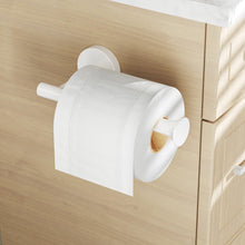 Load image into Gallery viewer, Toilet Paper Holder Wall Mount Bathroom Paper Roll Holder Tissue Handle Stainless Steel for Farmhouse Kitchen Matte Black