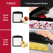 Load image into Gallery viewer, Vegetable Chopper and Spiralizer - Food Chopper with Container, Fruit Slicer, Kitchen Gadgets &amp; Accessories, Home Essentials (4 in 1, White)