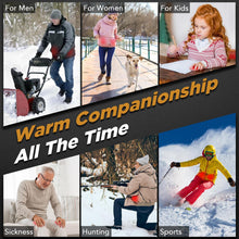 Load image into Gallery viewer, 2 Pack Hand Warmers Rechargeable, USB 2 in 1 Hand Warmers Reusable, Quick Charge Portable Hand Warmers, Pocket Size Electric Handwarmers, Gifts for Christmas, Outdoor, Indoor, Hunting, Camping