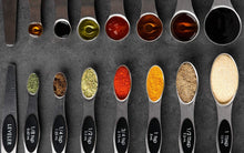 Load image into Gallery viewer, Magnetic Measuring Spoons Set of 8 Stainless Steel Dual Sided Stackable Measuring Spoons Nesting Teaspoons Tablespoons for Measuring Dry and Liquid Ingredients