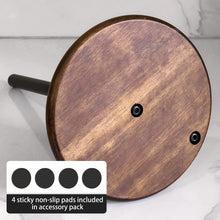 Load image into Gallery viewer, Paper Towel Holder Black, Premium Stainless Steel Kitchen Roll Dispenser, Countertop Roll Organizer with Weighted Base