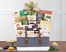 Load image into Gallery viewer, Wine Country Gift Baskets The Connoisseur Gourmet Gift Basket Food Gift Basket for Families College Students Appreciation Thank You Congratulations Get Well Soon Care Package