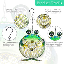 Load image into Gallery viewer, WONDER GARDEN Hanging Bird Feeders for Outdoors - Frog Metal Hanging Bird Feeder, Squirrel Proof Birdfeeders for Garden,Yard, Patio Decor