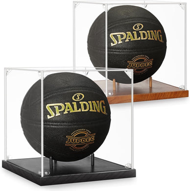 JupDec Basketball Display Case Acrylic Clear 10