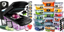 Load image into Gallery viewer, Bundle: Chopper and 50pc Food Containers
