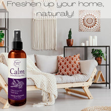 Load image into Gallery viewer, Calm Aromatherapy Mist with Lavender &amp; Chamomile Essential Oil. Natural Sleep &amp; Pillow Spray, Room &amp; Linen Mist. Lavender Spray Air Freshener for Relaxation &amp; Sleep - Brookethorne Naturals