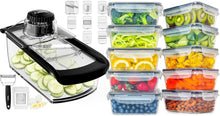 Load image into Gallery viewer, Mandoline And 20 Pack Food Container