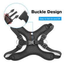 Load image into Gallery viewer, Adjustable Dog Harness Vest and Leash Set for Small, Medium Dogs No Pull, Step in Escape Proof Reflective Easy Walk Puppy Harness, Black, S (Comes with A Measuring Tape)