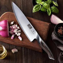 Load image into Gallery viewer, 5 Pieces Knife Set, Japanese High Carbon Stainless Steel Kitchen Knife Sets, Professional Ultra Sharp Chef Knives Set with Ergonomic Pakkawood Handle