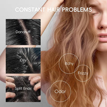 Load image into Gallery viewer, Shampoo and Conditioner Set with Body Wash and Travel Size 3-in-1 Set, Shampoo and Conditioner for Women, Routine Shampoo for Dry Hair 7.04 Fl Oz 3Pcs and 1.69 Fl Oz 3pcs