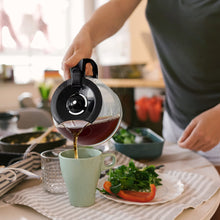 Load image into Gallery viewer, Mixpresso 8-Cup Drip Coffee Maker Programmable, Coffee Pot Machine Including Reusable &amp; Removable Coffee Filter, Black Electric Coffee Maker