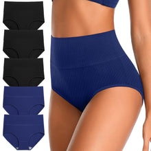 Load image into Gallery viewer, Womens Underwear Full Coverage Panties for Ladies Soft Breathable Cotton Briefs High Waisted Hipster