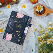 Load image into Gallery viewer, Comkiso Gratitude Journal with 4 Inspirational Stickers: Undated Daily Gratitude Journal for Women and Men - More Happiness, Affirmation, and Mindfulness in A Few Minutes with Prompts &amp; Quotes (Peony)