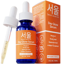 Load image into Gallery viewer, SeoulCeuticals Korean Skin Care 20% Vitamin C Hyaluronic Acid Serum + CE Ferulic Acid - Potent Anti Aging, Anti Wrinkle Korean Beauty 1oz
