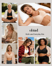 Load image into Gallery viewer, Seamless Full Coverage Bras No Underwire with 53 Air Vents Cool Comfort Invisible Support for Everyday Wear
