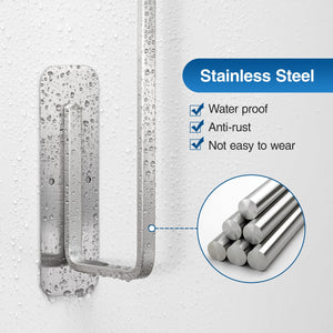 Paper Towel Holder Under Cabinet - Both Available in Adhesive and Drilling - Black Paper Towel Holder Wall Mount - Upgraded Aluminum Paper Towel Rack for Kitchen, Bathroom