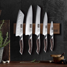 Load image into Gallery viewer, 3.75 inch Paring Knife, Japanese High Carbon Stainless Steel Small Kitchen Knives, Ultra Sharp Fruit Knife with Ergonomic Pakkawood Handle