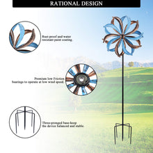 Load image into Gallery viewer, WONDER GARDEN Wind Spinners Outdoor - 2 Pack Small Metal Flamingo Wind Spinner Windmill, Wind Sculpture for Yard Patio Lawn Decor