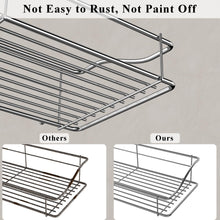Load image into Gallery viewer, Shower Caddy Shelf Organizer Rack with Hooks, Adhesive Shower Storage for Bathroom - 2 Pack (Silver)