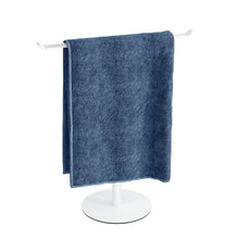 Load image into Gallery viewer, Towel Rack T-Shape Hand Holder for Bathroom,Headband and Lightweight Bathroom Racks,Kitchen Black Holder,Stainless Steel Waterproof Counter Organizer