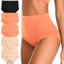 Load image into Gallery viewer, Womens Underwear Full Coverage Panties for Ladies Soft Breathable Cotton Briefs High Waisted Hipster