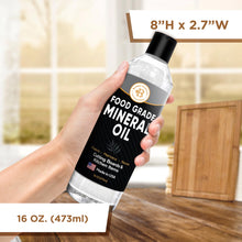 Load image into Gallery viewer, Food Grade Mineral Oil for Wood Cutting Board - Gallon (128oz) Countertops &amp; Butcher Block Oil Conditioner - Food Safe Mineral Oil for Bamboo, Teak, Utensils and Wood Surfaces by Bambüsi