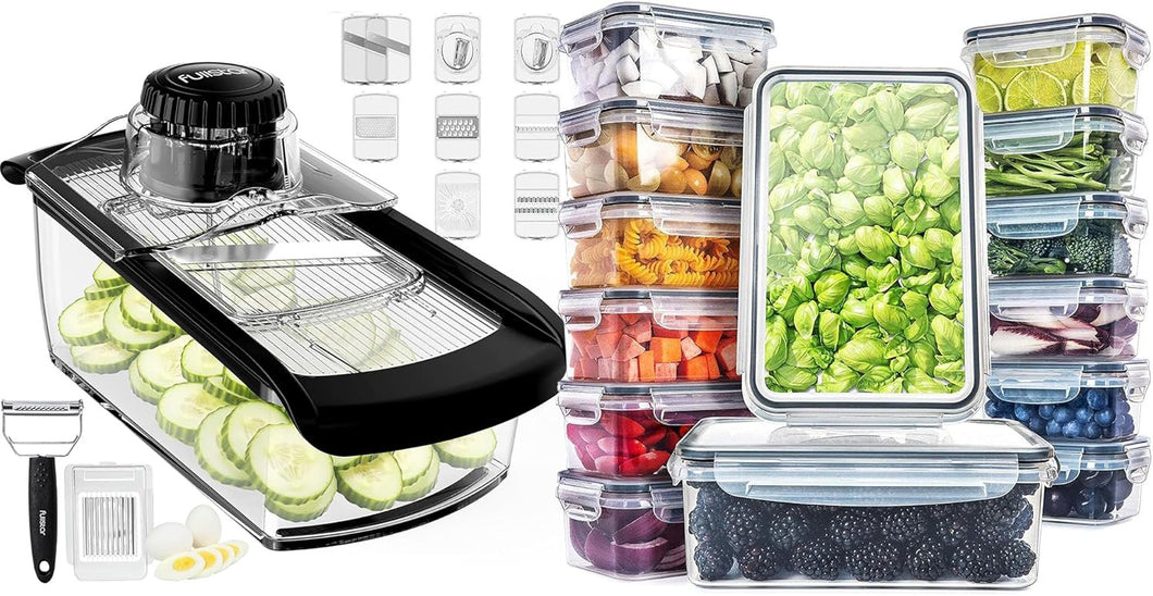 fullstar Mandoline + 28 Pack Food Container