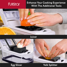 Load image into Gallery viewer, Vegetable Chopper &amp; Mandoline Slicer for Kitchen - Food Chopper with Container, Cheese Grater, Home Essentials &amp; Kitchen Gadgets (Lite - 9 in 1)