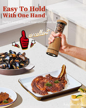 Load image into Gallery viewer, Electric Salt and Pepper Grinder, Stainless Steel Rechargeable Salt and Pepper Grinder Set with 4.5 oz Large Capacity, 1.8&quot; Wide Mouth, Adjustable Coarseness, Ideal for Kitchen