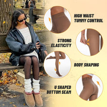 Load image into Gallery viewer, TNNZEET Fleece Lined Tights Women — Pantyhose Colorful Opaque Black Sheer Thermal Winter Warm Leggings Under Dress