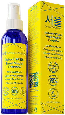SeoulCeuticals Korean Skin Care Essence Toner - K Beauty Skincare Spray Mist For Face Contains Cucumber Extract and Marine Minerals + Organic Aloe - Get That Healthy Youthful Glow