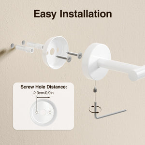 Toilet Paper Holder Wall Mount Bathroom Paper Roll Holder Tissue Handle Stainless Steel for Farmhouse Kitchen Matte Black
