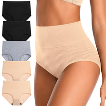 Load image into Gallery viewer, Womens Underwear Full Coverage Panties for Ladies Soft Breathable Cotton Briefs High Waisted Hipster