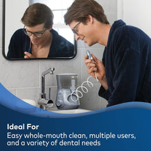 Load image into Gallery viewer, Waterpik Aquarius Water Flosser with 10 Settings, 7 Tips, ADA Accepted Plus 30 Count Fresh Mint Whitening Refill Tablets for Water Flossers