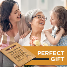 Load image into Gallery viewer, Housewarming Gifts for New Home - Bamboo Cutting Board with Engraved Message - New Home Essentials for Homeowners, Couples, Friends, or Family - Decorative Kitchen Gift Board, 12&quot; x 8&quot;