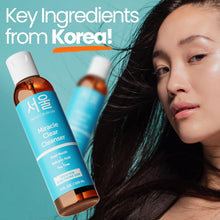 Load image into Gallery viewer, SeoulCeuticals Korean Acne Snail Cleanser Face Wash - Snail Mucin, Salicylic Acid &amp; Tea Tree Acne Treatment for Sensitive Skin &amp; K Beauty Glow 4oz