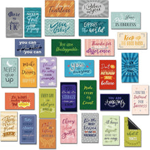 Load image into Gallery viewer, Xuhal 60 Pcs Inspirational Magnets Bulk Rectangle Positive Affirmation Magnets Decals Decorative Inspiring Quotes Fridge Magnetic Stickers for Adults Students Team Motivational Gifts (Classic)