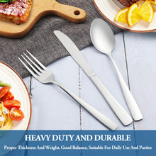Load image into Gallery viewer, 16 Piece Dinner Forks Set, Food Grade Extra-Fine Stainless Steel Dessert Salad Forks Silverware, Metal Forks for Home Kitchen Restaurant Hotel, 8 Inches, Mirror Finish &amp; Dishwasher Safe