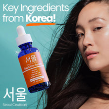 Load image into Gallery viewer, SeoulCeuticals Korean Skin Care 20% Vitamin C Hyaluronic Acid Serum + CE Ferulic Acid - Potent Anti Aging, Anti Wrinkle Korean Beauty 1oz